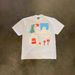 Heavyweight 250g Pure Cotton Dinosaur Print Harajuku Style Men's T-Shirt Oversized Trendy Loose Short Sleeved Top_viptrois.com