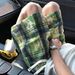 Men's Summer Style Casual Plaid Shorts Tie Dye High Street Retro Fashion Loose Five Point Beach Pants_viptrois.com