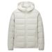 Unisex Winter Quilted Hooded Down Jacket - Lightweight Warm Puffer Coat With High Fill Power 650, Water-Resistant, Fashionable Casual Outerwear_viptrois.com