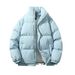 Stand-up Collar Cotton-padded Clothes For Men And Women, Thickened Loose Cotton-padded Jackets For Couples, Bread Clothes And Cotton-padded Clothes._viptrois.com
