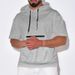 2026 New Men's Clothing Casual Sports Men's Hooded Short-sleeved Shirt Cool And Refreshing Skin-friendly Men's T-shirt_viptrois.com