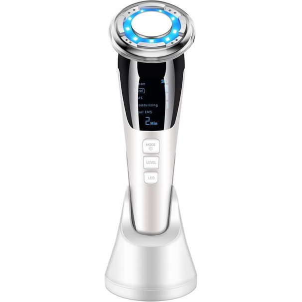 Ultrasound Face, Cosmetic Device, Wrinkle Remover, Ultrasonic Facial Massager, Beauty Device With Photon EMS ION,_viptrois.com