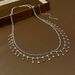 Inlaid Diamond INS Minimalist Style Tassel Double Layer Chain Niche Light Elegant Waist Accessory Personality_viptrois.com