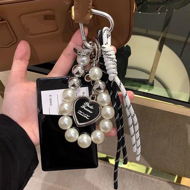 Plush Bear Pendant ~ Original Miu Style Bag Pendant Ins Braided Climbing Rope Hand Rope Keychain Pendant_viptrois.com