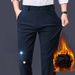 Men's Clothing Men's Straight Suit Trousers Men's Business Men's Trousers Black Slim Men's Formal Casual Trousers_viptrois.com