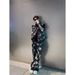 Men's Clothing Ink Dyed Denim Niche Suit Design Shoulder Pad Vest Jacket Loose Straight Jeans_viptrois.com