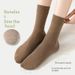 Women's Socks Solid Color Casual Socks Spring And Summer Breathable Sweat Absorbing Socks Four Seasons Cotton Socks Mid Tube Socks Women's Socks_viptrois.com