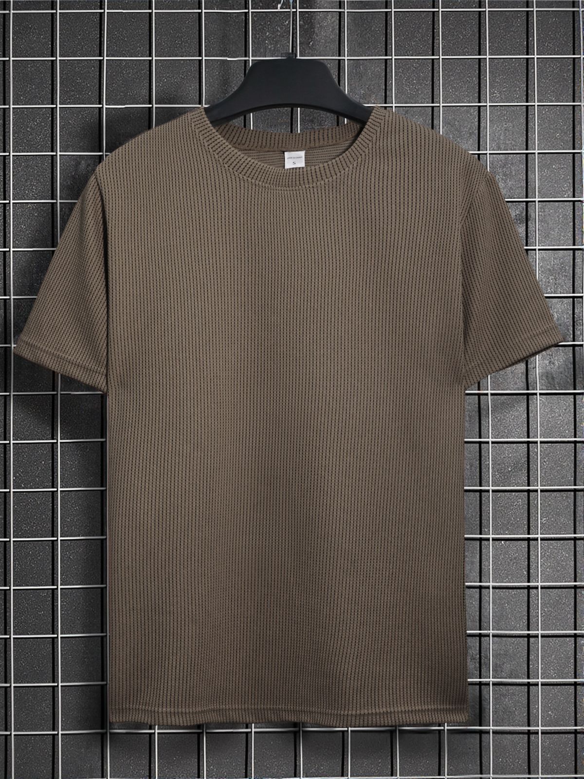 Men's Casual Short Sleeve T-Shirt - Summer Loose Fit Round Neck Tee With Floral Print (White, Gray, Black, Orange, Brown, Navy Blue)_viptrois.com