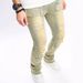 Men's Clothing High Quality Men's Ripped Jeans New Jeans Patch Ripped Slightly Elastic Real Business Denim Casual Pants_viptrois.com
