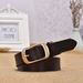 New Women's Casual 3.0 Japanese Buckle Genuine Leather Belt Ladies Versatile Classic Pure Cowhide Belt_viptrois.com