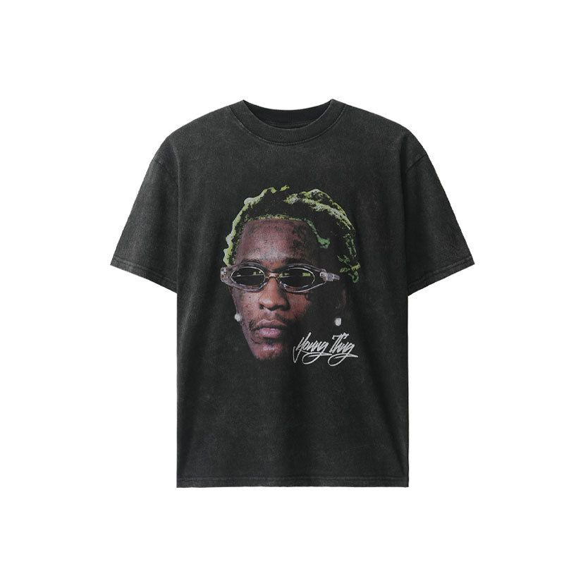 New Jerry Rap American Style Crew Neck High Street Rock T-Shirt For Men_viptrois.com