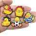 New Yellow Duck Cute Cartoon Shoes Flower Shoe Buckle Soft Rubber Shoes Accessories Ornaments Sandals Accessories_viptrois.com