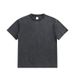 280-gram Vintage Washed And Aged Trendy Short-sleeved T-shirt For Men, Loose European Version, Pure Cotton T-shirt_viptrois.com