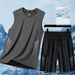 Men's Cooling Sportswear Set – Quick-Dry Basketball Jersey & Shorts For Gym, Running, Summer Workout – Lightweight Breathable Activewear_viptrois.com
