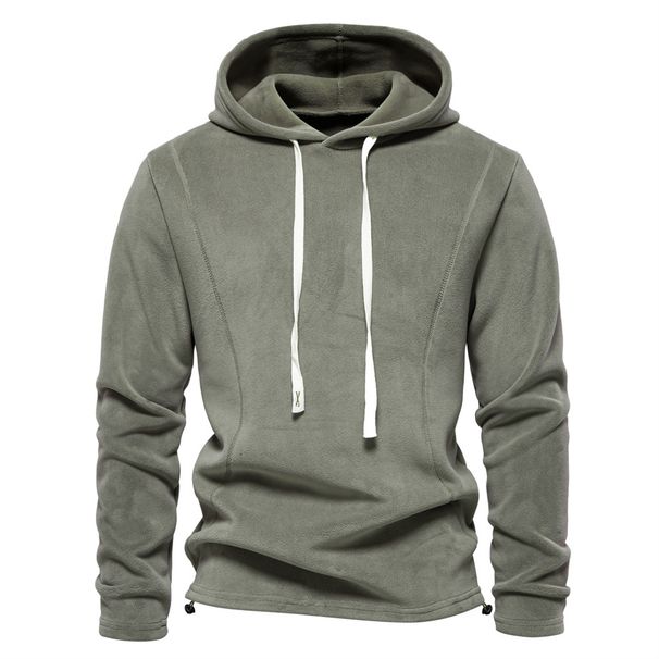 2027 Fashion Hoodies Outerwear Youth/Men Polyester Pure Color Long Sleeve Fleece Hooded Sweatshirts_viptrois.com