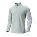 Men's Half-Zip Performance Shirt – Stylish Urban Layering For Business Casual & Outdoor (Black, Olive, Khaki, Sizing M-5XL)_viptrois.com