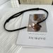 Matte Waist Belt Women's Fine Decoration Versatile Skirt Pearl Buckle Women's Sweater Small Belt_viptrois.com