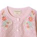 2021 Thin Children's Clothing Embroidered Hollow Cotton Children's Sweater European And American Foreign Trade Girls Knitted Cardigan Jacket_viptrois.com