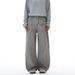 Men's Clothing & Archer0603 & Autumn/Winter New American High Street Trendy Brand Curved Blade Jeans Embroidered Flower Wide Leg Cargo Pants For Men_viptrois.com