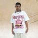 Letter Print 315g Pure Cotton American Street Style Loose T-Shirt For Men Summer New Model_viptrois.com
