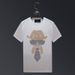 Men's Clothing T Shirt Ice Silk Short Sleeved Men Summer Trendy Brand Trendy Half Sleeved Large Size T Shirt_viptrois.com