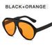 Retro toad sunglasses for women ins large frame street shooting high end sun protection personality fashion sunglasses trend_viptrois.com