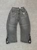 Men's Vintage Washed Embroidered Jeans - Straight Leg Retro Denim Pants With Artisan Detailing_viptrois.com