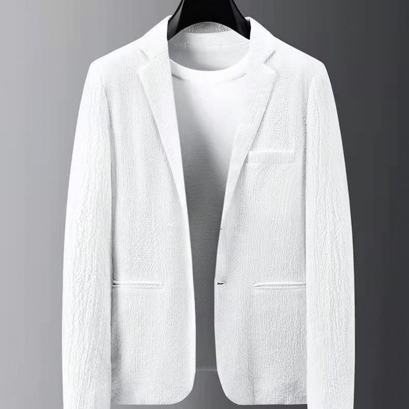 Men's Clothing High End Short Sleeved Casual Suits New Summer Models Slim Fit Light Luxury Korean Style Suits Two Piece Suits Handsome Men_viptrois.com