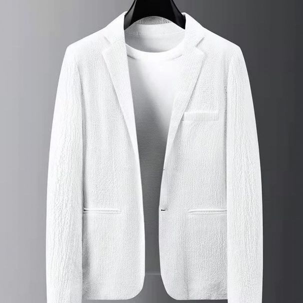 Men's Clothing High End Short Sleeved Casual Suits New Summer Models Slim Fit Light Luxury Korean Style Suits Two Piece Suits Handsome Men_viptrois.com