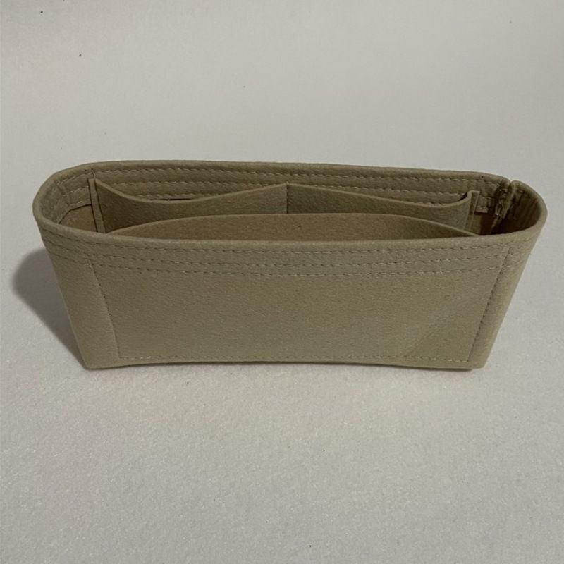 Bag Inserts Felt Cosmetic Bag, Felt Storage Bag, Large-capacity Inner Liner Bag, Felt Bag, Multi-functional Storage Bag_viptrois.com
