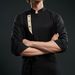 Men's Clothing Chef Chef Work Clothes Long Sleeve Men Autumn And Winter Catering Hotel Hot Pot Barbecue Restaurant Back Kitchen Work Clothes_viptrois.com