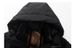 Men’s Short Puffer Jacket – 95% White Goose Down Fill, 650FP, Waterproof & Windproof For Extreme Cold (M-4XL, Hooded, Black)_viptrois.com