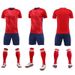 Men's Clothing suits short-sleeved football jerseys with printing, sweat-absorbent and breathable for adults and children_viptrois.com