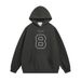 Number 8 Printed Hoodie Men's Street Loose Casual Long Sleeve Pullover INS Style Sweatshirt_viptrois.com