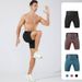 Men's Clothing Yoga Shorts Sports Fitness Double Layer Moisture Wicking Marathon Running High Elastic Tight Shorts_viptrois.com