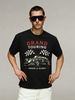 Grand Touring Racing Car Graphic Oversized 100% Cotton T-Shirt Men's Casual Streetwear Tee_viptrois.com