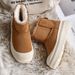 Men's Shoes Niche Genuine Leather Snow Boots Men's Warm Non Slip Fur And Fur Short Boots Casual Low Top Cotton Shoes Women_viptrois.com