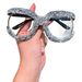 Large Frame Fashion Full Diamond Glasses Frame Women's Personality Half Frame Glasses Frame Net Celebrity Flat Glasses Light Glasses For Students_viptrois.com