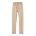 Men's Loose Straight Leg Tapered Sports Casual Trousers Spring Autumn Style Running Fitness Bottoms_viptrois.com