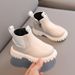 Child's shoes Boys' side zipper fashion Doc Martens girls' soft-soled fashion boots_viptrois.com
