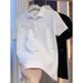 Men's Clothing Summer New Men's Slim Short Sleeved Trendy Brand Two Color Small Heart Print Temperament Versatile Short Sleeved Polo Shirt_viptrois.com