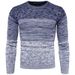 1 Autumn Crew Neck Pullover Base Knitwear Korean Style Casual Men's Youth Long Sleeve Sweater_viptrois.com