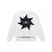 Fashion High Street Skull Graffiti Unisex Crew Neck Sweatshirt With Trendy Brand Print_viptrois.com