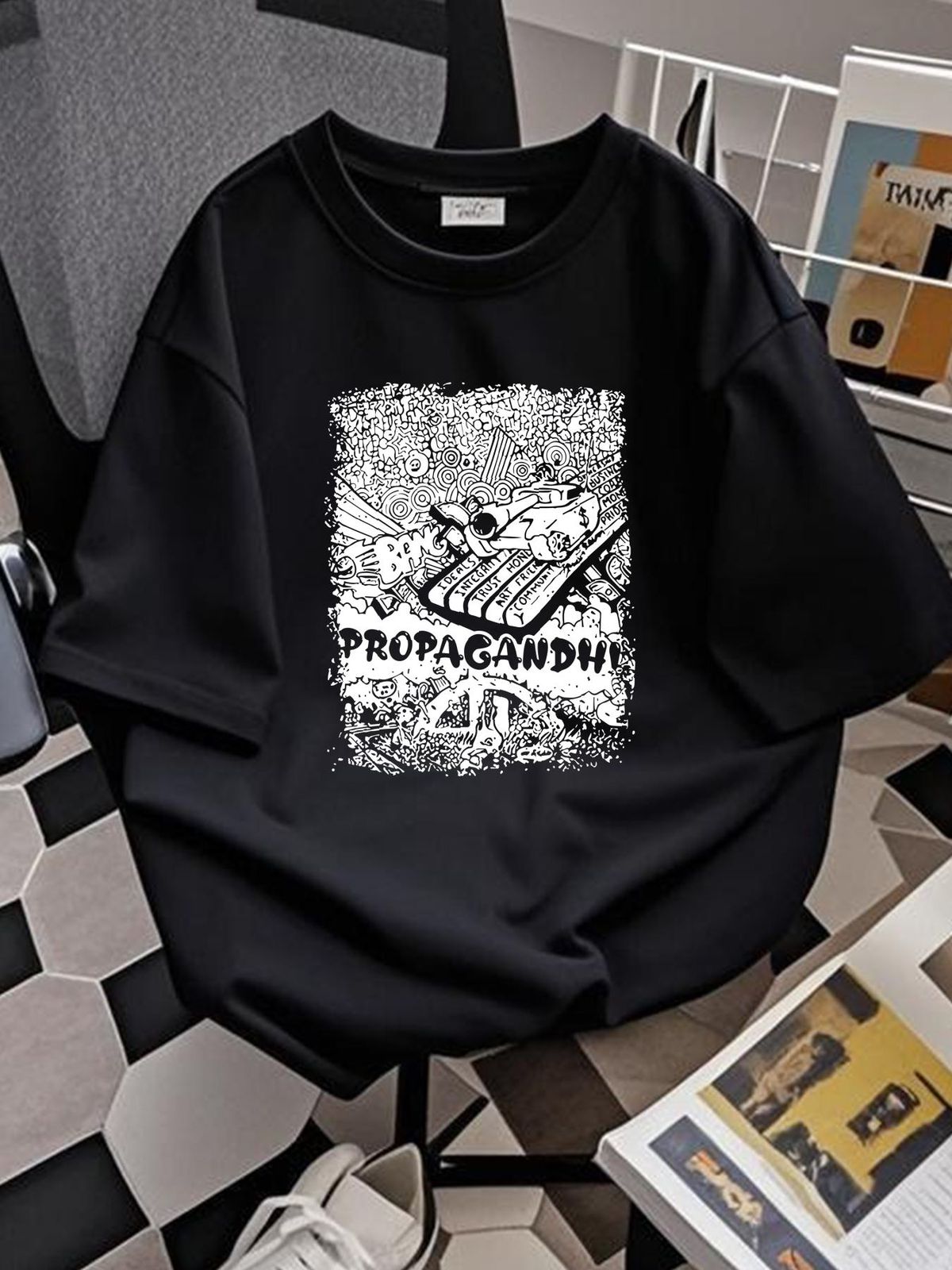 Limited NWT Propagandhi Band Punk Rock T Shirt Black Size S 5XL Breathable Stylish Graphic Homme Unisex Streetwear Top For Everyday Wear_viptrois.com