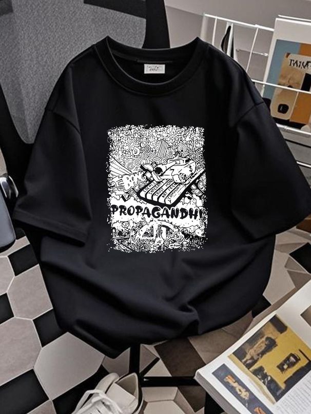 Limited NWT Propagandhi Band Punk Rock T Shirt Black Size S 5XL Breathable Stylish Graphic Homme Unisex Streetwear Top For Everyday Wear_viptrois.com