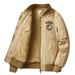 Men's Clothing pure cotton workwear washed jacket men's spring and autumn casual all match baseball jacket_viptrois.com
