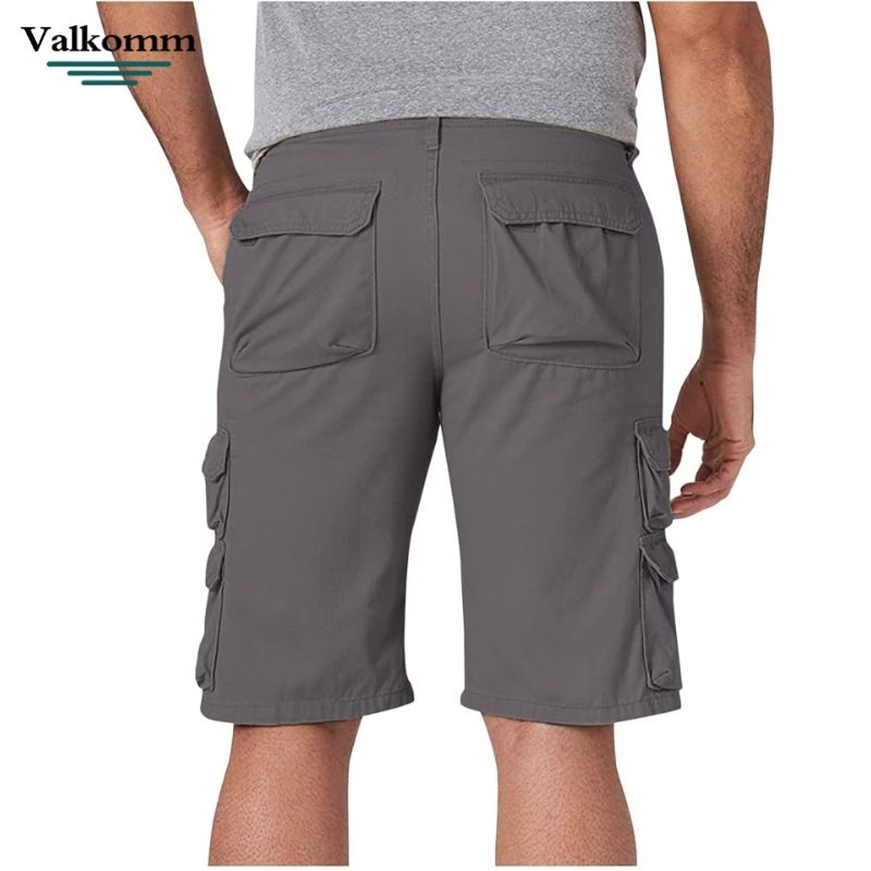 Men's Pure Cotton Shorts Cross Border Style Summer Workwear 2026 Loose Versatile Casual Outdoor Multi Pocket American_viptrois.com