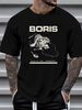 Boris At Last Feedbacker Psychedelic Rock Noise Band T-shirt Top For Everyday Wear Graphic Soft Unisex Stretched Slightly Casual Summer Homme_viptrois.com