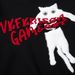 Fun Cartoon Cat Flocked Embroidery Hoodie Men's Vibe Trendy Brand High Street Casual Loose Sports Pullover_viptrois.com