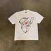 Oversized Creative Printed T-Shirt Heavyweight Pure Cotton Loose Short Sleeved Style for Couples Women Men_viptrois.com
